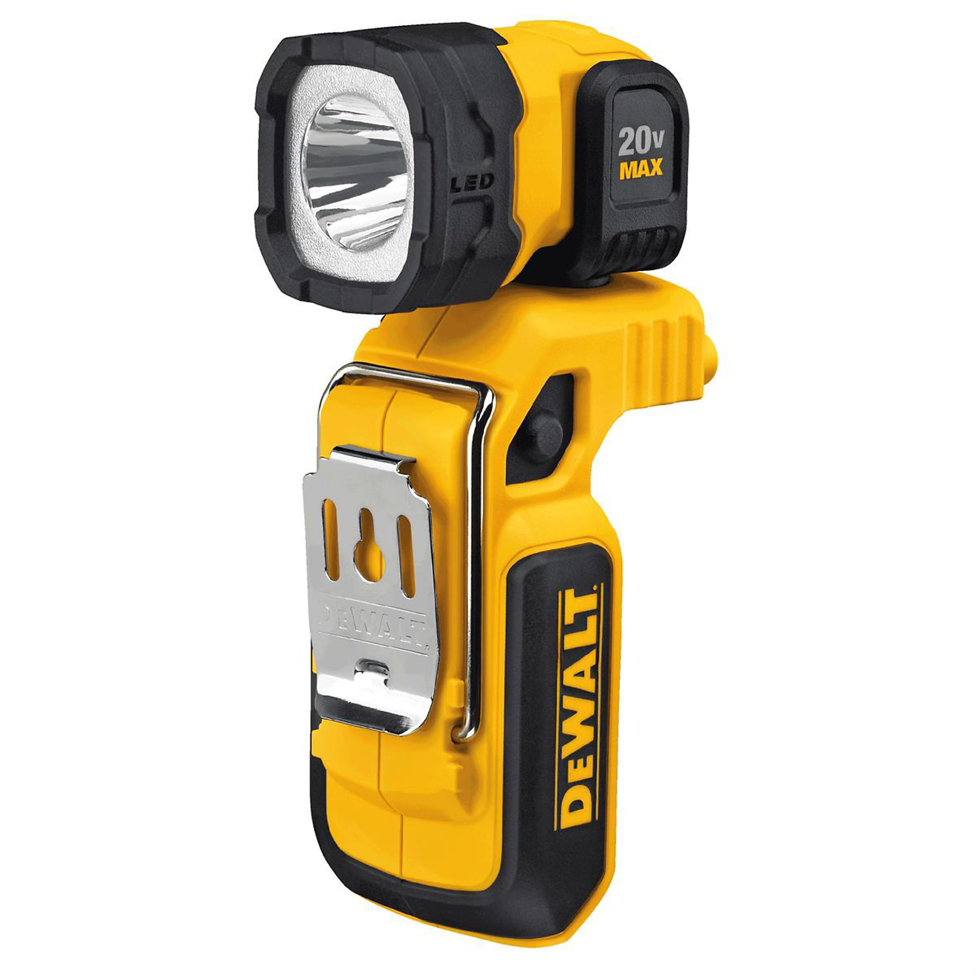 DEWALT 20V LED Handheld Work Light — 160 Lumens, 360° Rotating Head, Model# DWTDCL044